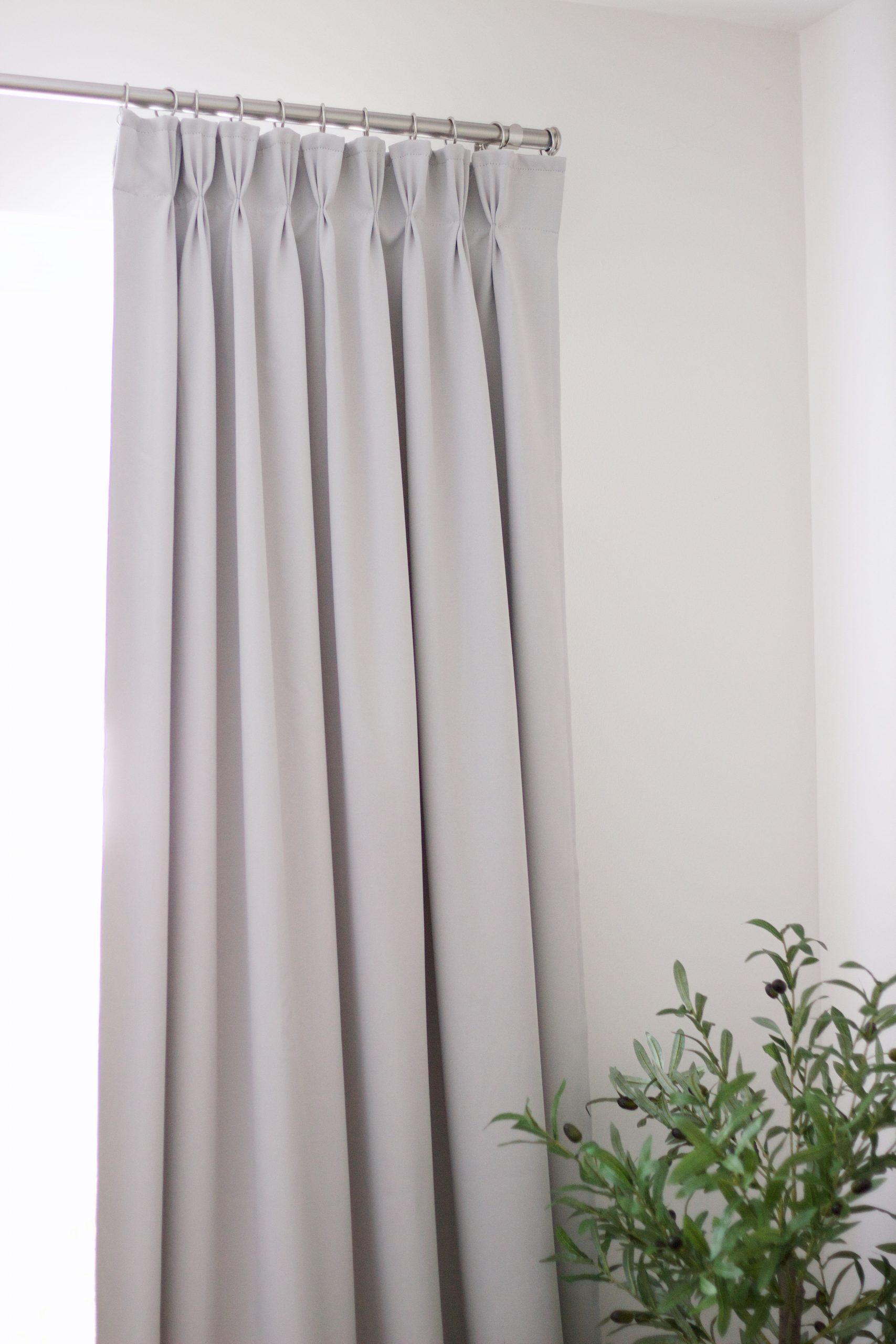 DIY Pinch Pleat Curtains with Pleater Tape 